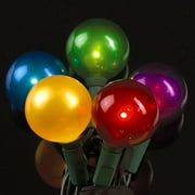 Multicolor Round Glass Bulb Strand, 35 lights