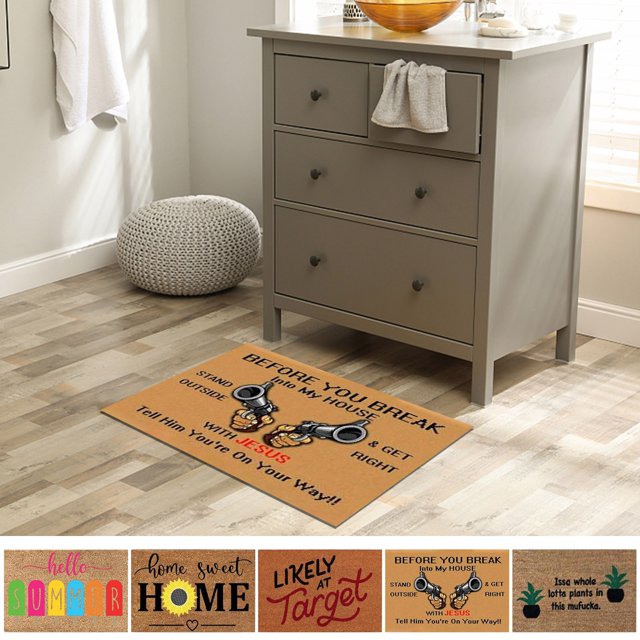 Fiudx Alfombra Corredora Felpudo Manta Decoración De La Puerta Delantera Del Hogar Alfombra Inferior Antideslizante Ofertas Flash Del Día