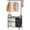 3 Colors, variant on Laundry Sorter Cart with Hanging Clothes Rack, 4 Butler Sorter Basket Organizer, Laundry Hamper Cart with Heavy Duty Rolling Lockable Wheels, 4 Colors