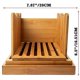 thumbnail image 3 of Cortadora de pan para pan casero – Tabla de cortar pan de madera con soporte para migajas – Cortador de pan plegable y compacto – Rebanadas finas o gruesas Sailing Electrónica, 3 of 5