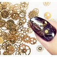 thumbnail image 1 of DNHCLL Ultrafino 3D Punk Time Gears Nail Studs Nail Art Decoraciones Aleación Manicura Decoración 12 Ruedas (Aprox.100 unidades), 1 of 5