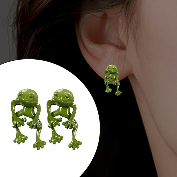 Frog earrings claire's deals