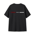 thumbnail image 2 of Gyujnb Paris Print Side Slit Short Sleeve T Shirt Casual Round Neck Loose Tee (Girls),11-12 Years, 2 of 3