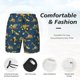 thumbnail image 3 of Fotbe Modern Excavator Traje de Baño para Hombre – Shorts de Natación de Secado Rápido con Forro y Bolsillos-XX-Large, 3 of 6