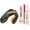 Goldie - Junior Up to 11 Years, variant on SafeJawz EXTRO Dual Layer Sports Mouth Guard with Case and Disinfectant Spray Bundle Kit for Basketball, Football, MMA, Hockey, Wrestling - Adult - Shark