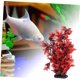thumbnail image 3 of Plantas de acuario de seda, modelo de algas marinas artificiales, plantas altas para acuario, decoraciones para acuario, hojas rojas, decoración para acuario, 3 of 5