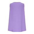 thumbnail image 6 of Posijego Plus Szie Tank Tops for Women V Neck Undershirts Loose Causal Summer Sleeveless Basic Tees Tunic Tops for Women, 6 of 8