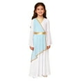 thumbnail image 3 of iiniim Girls Long Sleeve Liturgical Praise Gown Color Block Lyrical Dance Dress Festivals Light Blue 6, 3 of 7