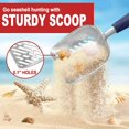 thumbnail image 2 of PEACNNG Cat Litter Scoop  Metal  13.8 x 5.3 in  Deep Shovel Poop Sifting with Long Handle  Pooper Lifter Works with All Type of Cat Litter  with Holder, 2 of 6