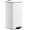 White, variant on Arlopu 8 Gal Trash Can, Stainless Steel Step Garbage Bin with Soft-Close Lid & Removable Bucket for Kitchen Office, Black