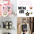 thumbnail image 5 of 24pcs Bogg Bag Accessories White Pearls and Colorful Flowers Decoration Charms Black Momlife Insert Charm Clasp Women Gifts for Simply Southern Beach Bag Tote Bags Handbags, 5 of 8