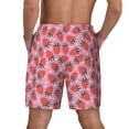 thumbnail image 4 of Uemuo Strawberry Pattern Mens Swim Trunks Quick Dry Board Shorts with Mesh Lining, Stretch Beach Shorts Quick Dry No-Chafing Board Shorts-Small, 4 of 9