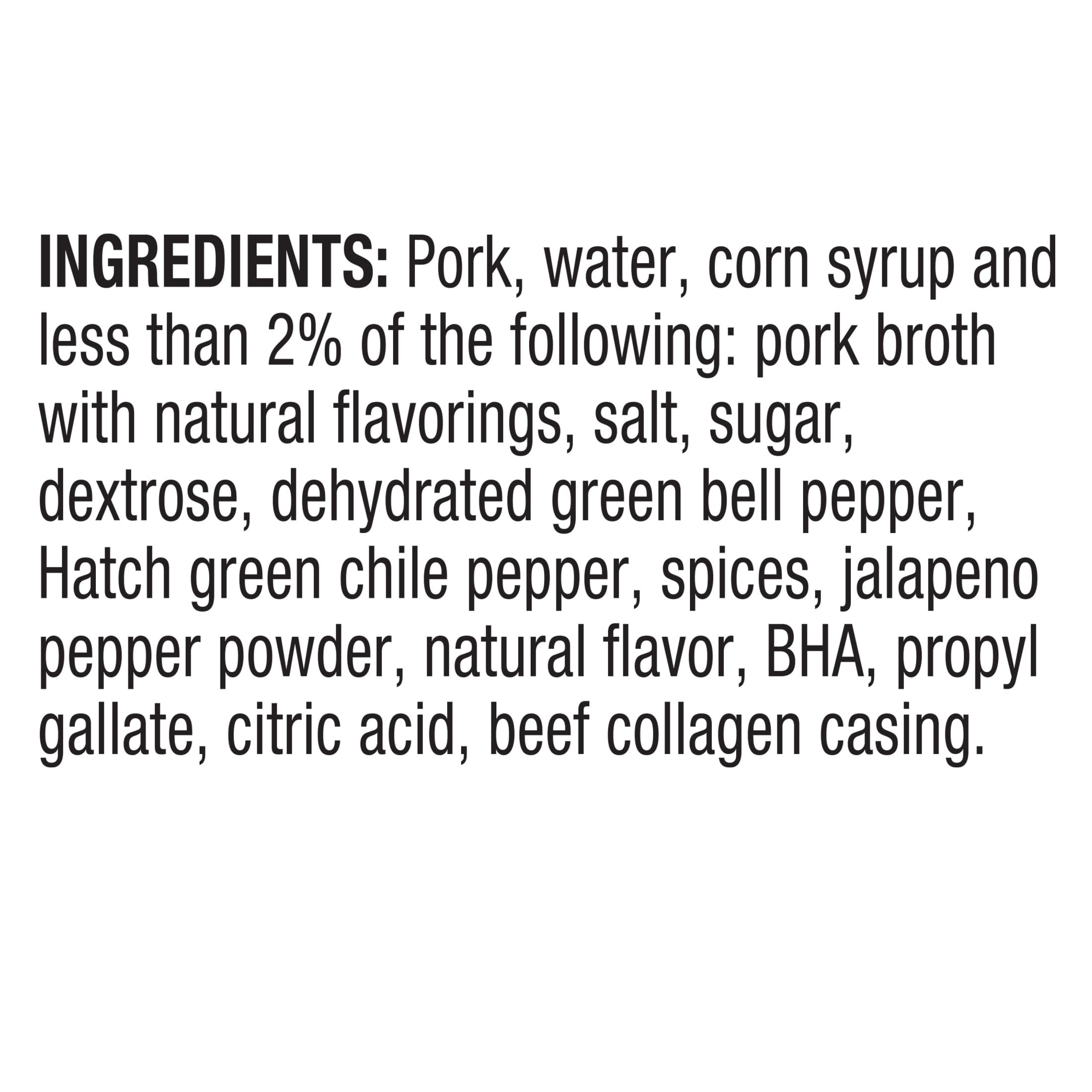 Johnsonville Hatch Green Chile Seasoned Breakfast Sausage Links 12 oz packages