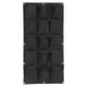 thumbnail image 1 of Bolsa de plantación para jardín, balcón, pared, plantas de flores verticales, macetero colgante, Color negro, 15 bolsillos NikouMX Muebles, 1 of 8