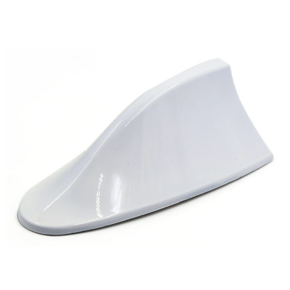 Unique Bargains for White Plastic Shark Fin Dummy Decorative Roof Antenna Aerial for Car