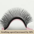 thumbnail image 4 of Qeelasee W Shape Eyelashes Mink Black 3D Eyelash Extensions Natural and Soft individual lashes C Curl 12mm, 4 of 7