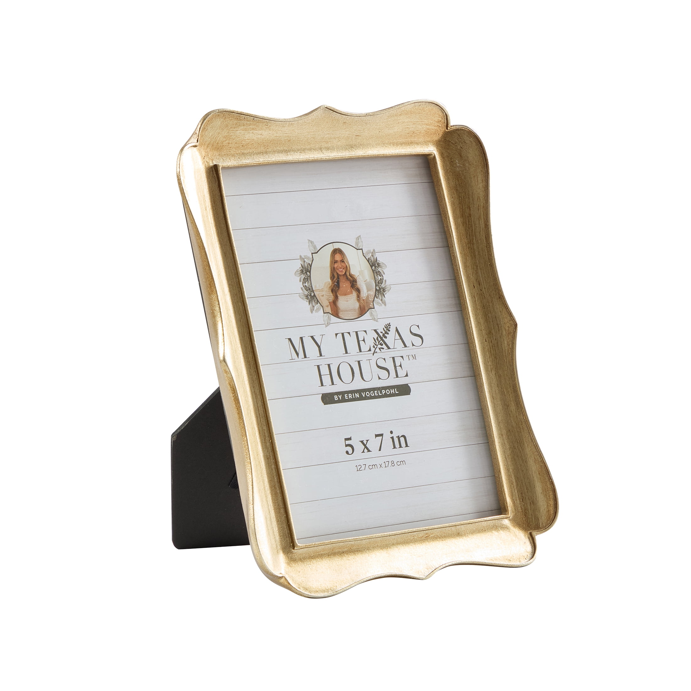 My Texas House 5" x 7" Brass Tabletop Picture Frame