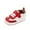 Red, variant on Otqutp Little Kid Outdoor Shoes&nbsp;Spring Summer Children Toddlers Boys Girls Floor Sports Lightweight Breathable Hook Loop Shoes