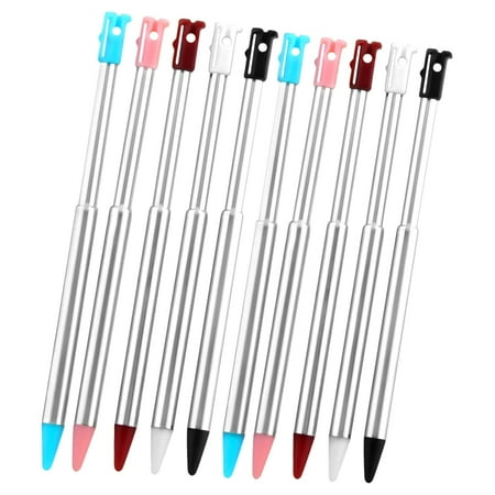 Insten Retractable Stylus For Nintendo 3DS, 10-pack