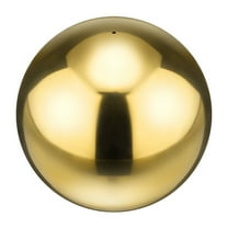 Uxcell 1-Pack Garden Gazing Globes Ball 10 Inch 201 Stainless Steel Hollow Mirror Ball for Home, Outdoor Gold