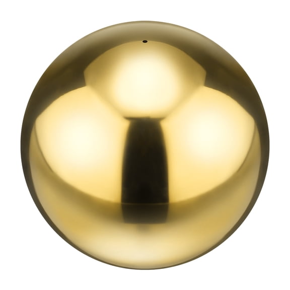 Uxcell 1-Pack Garden Gazing Globes Ball 10 Inch 201 Stainless Steel Hollow Mirror Ball for Home, Outdoor Gold
