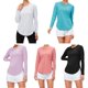 thumbnail image 5 of Camiseta deportiva informal de manga larga para mujer con protección solar UPF 50+, 5 of 8