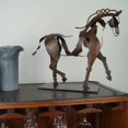 thumbnail image 4 of Rustic Metal Horse Sculpture Adonis Horse Statue Decor Ornament, 4 of 5