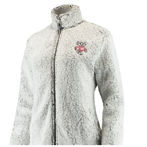 wisconsin badgers sherpa pullover