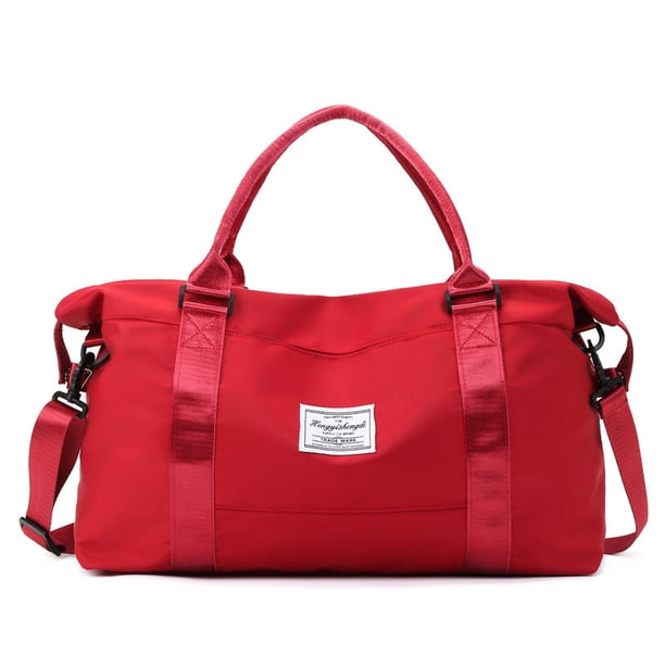 Backpack Dry Wet Separation Sport Fitness Bag Large Capacity Waterproof Travel Bag Red Small Size