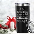 thumbnail image 4 of A Truly Great Boss is Hard to Find Tumbler Gifts.20 oz (Black) Boss Manager Director Employer Gifts.Bosses Day,Office,Retirement,Leaving Gifts for Boss from Employees., 4 of 6