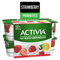 thumbnail image 1 of Activia Probiotic Yogurt, Strawberry, 12x100g, 1 of 8