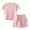 ZZ47Pink, variant on Utlike Boys 2-Piece Outfits Summer Soft Short Sleeve T Shirt Top Blouse And Shorts Casual Outfit Set Boys Casual Outfits Size 4 Years-5 Years