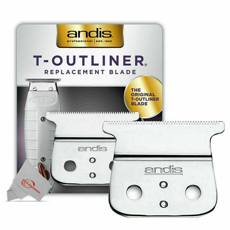 Andis 2 Pack Close-Cutting T-Blade Replacement Shaver for T
