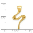 thumbnail image 3 of 14K Yellow Gold Charm Pendant 24 mm 12 Omega Slide, 3 of 3