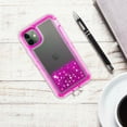 thumbnail image 6 of FIEWESEY Compatible with iPhone 11 Pro Max Case,Bling Glitter Liquid Clear Case 3 in 1 Hybrid Floating Quicksand Shockproof Protective Sparkle Silicone Soft TPU Case for iPhone 11 Pro Max(Pink), 6 of 6
