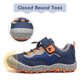 thumbnail image 4 of Zapatillas de senderismo Mishansha para niño y niña, azul y naranja, talla 1, 4 of 7