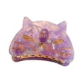 thumbnail image 1 of Divertidas horquillas para el pelo con forma de gato, horquillas graciosas, horquillas para el pelo con forma de gato para mujer, horquillas con estampado de leopardo francés, 1 of 2