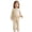 a22-Beige, variant on yboeqw Toddler Girl 2Pcs Outfit Ruffle Collar Long‑Sleeve Top & Pants Soft Casual Loungewear Set for Little Girls,Size 6-12 Months