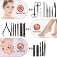 thumbnail image 2 of 24Pcs Nail Clipper Set, Professional Nail Care Manicure Kit for Adults, Stainless Steel Manicure Tools with Storage Case, Ideal Gifts for Men Women Father Mother, 2 of 6
