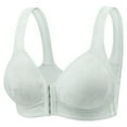 thumbnail image 2 of YHAJDS Women's Seamless Comfortable Daily Bra， Wireless Bra for Women Everyday Bras Plus Size Comfortable Front Closure Bra with Lightly Padded Seamless Cups and Wide Straps, 2 of 3