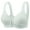 Blue, variant on Women's Front Closure Posture Bra Everyday Full Coverage Back Support Wireless Non Padded