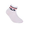 thumbnail image 3 of Fila Kid's Socks, 6-Pack - Quarter, Logo, Stripes, Solid Color Black/White 27-30, 3 of 3