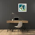 thumbnail image 3 of Koetsier, Albert 15x15 White Modern Wood Framed Museum Art Print Titled - Blue Green Shell 2, 3 of 4