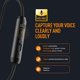 thumbnail image 3 of Auriculares AILIHEN C8 Plegables Con Micrófono y Control de Volumen para Celulares Tablets iphone Android Negro/Naranja, 3 of 3