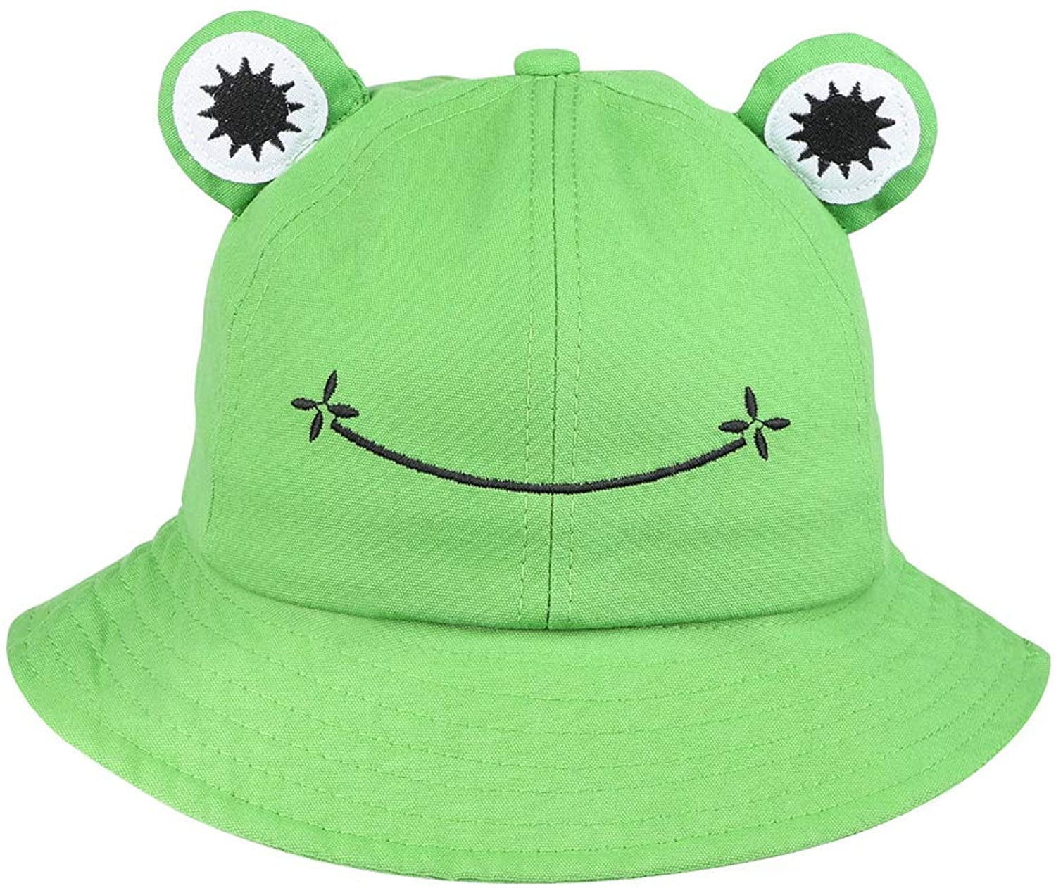 Cute Frog Bucket Hat Summer Cotton 