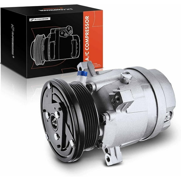 A-Premium AC Compressor with Clutch Compatible with Buick Century 1994-1996 Regal Pontiac Grand Prix Chevrolet Monte Carlo Lumina S10 GMC Sonoma Hombre Cutlass Cruiser