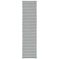 thumbnail image 2 of SAFAVIEH Augustine Maris Striped Runner Rug, Black/Light Gray, 2' x 8', 2 of 10