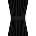 thumbnail image 5 of Darcy Rod Pocket Light Filtering Door Panel with Tieback - 54" x 72" - Black, 5 of 9