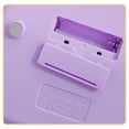 thumbnail image 3 of Calculadora SaharaCase de escritorio con batería y energía solar de 12 dígitos, color morado, 3 of 9