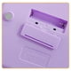 thumbnail image 3 of Calculadora SaharaCase de escritorio con batería y energía solar de 12 dígitos, color morado, 3 of 9